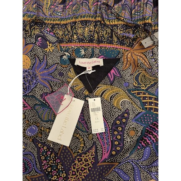 NWT Size 1X - Love The Label Cotton Swing Mini Dress (NWT US$ 228) - Picture 8 of 16